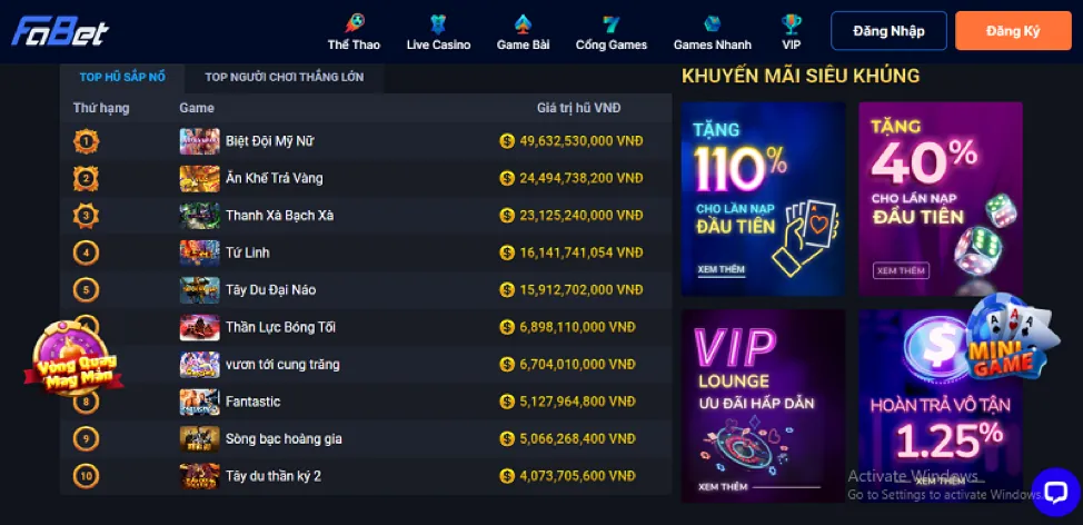 Khuyến mãi độc quyền wynn09 app